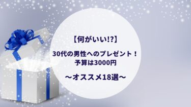 これで完璧 30代の男性へのプレゼント 予算3000円で喜ぶオススメ18選 すけろぐ